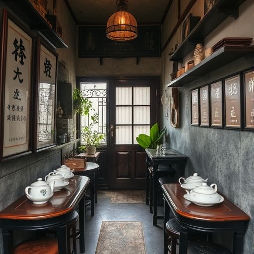 广州巷子里的茶肆