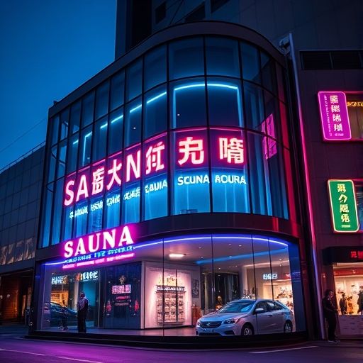 广东桑拿会所外观