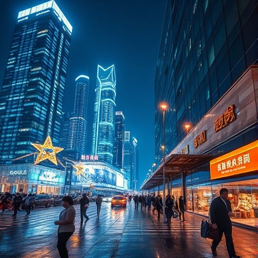 天河区QT场所周边夜景