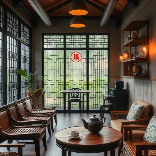 广州天河品茶工作室室内