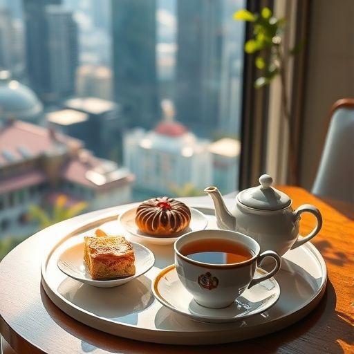 广州私人工作室茶桌与点心