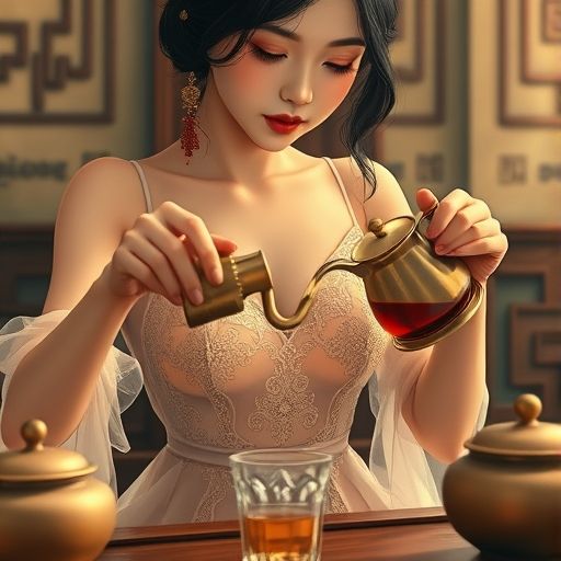 茶艺师优雅动作