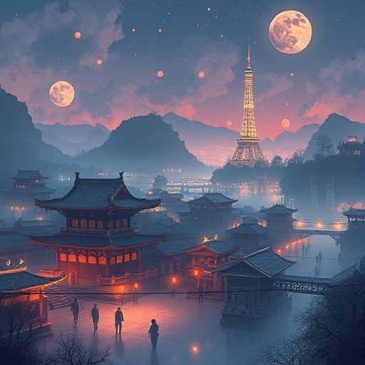 夜店舞池狂欢场景