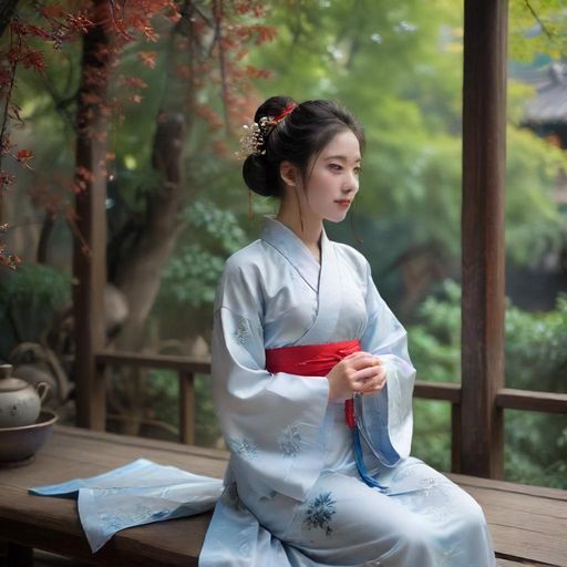 茶艺师优雅冲泡茶叶
