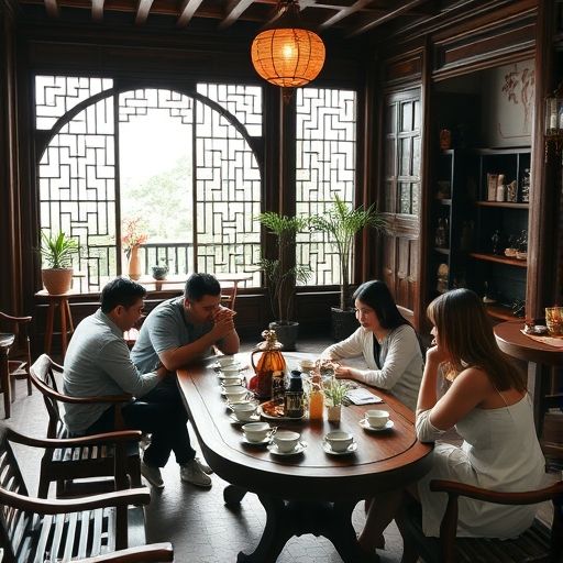 广州白云茶肆场景