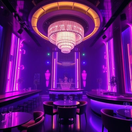 珠江新城夜场内部