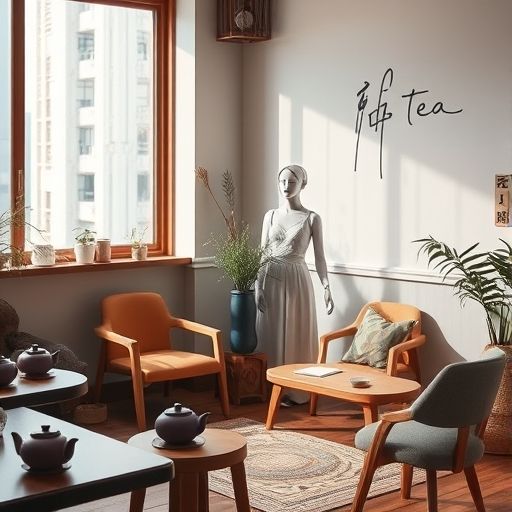 广州品茶工作室一角