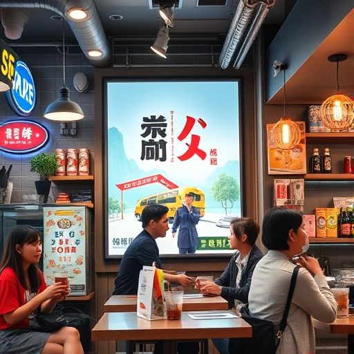 广州咖啡店广告场景