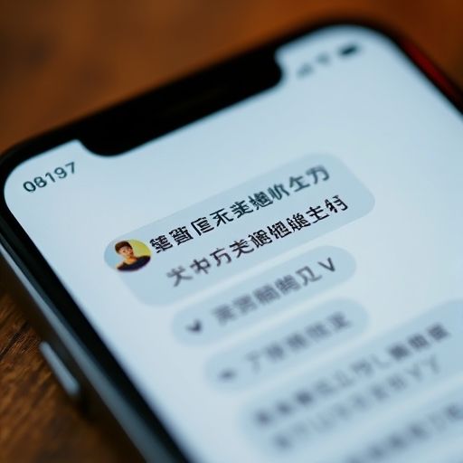 手机聊天界面