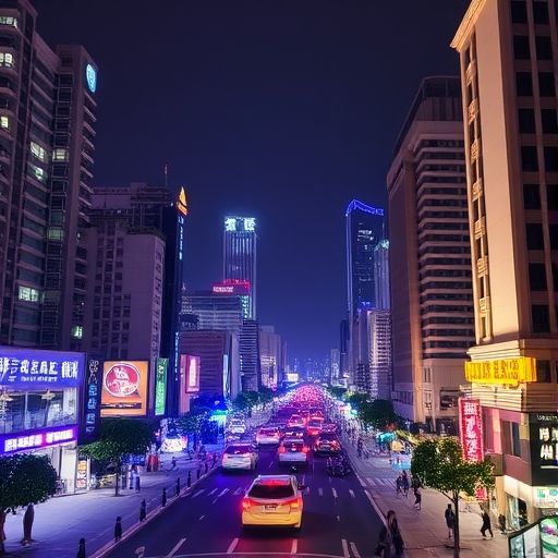 广州白云区夜景
