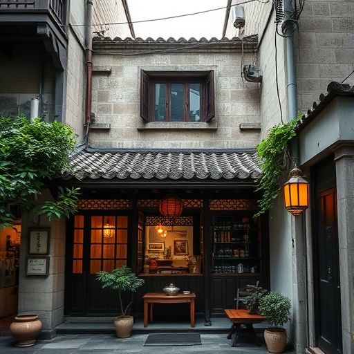 广州老城区品茶工作室外观