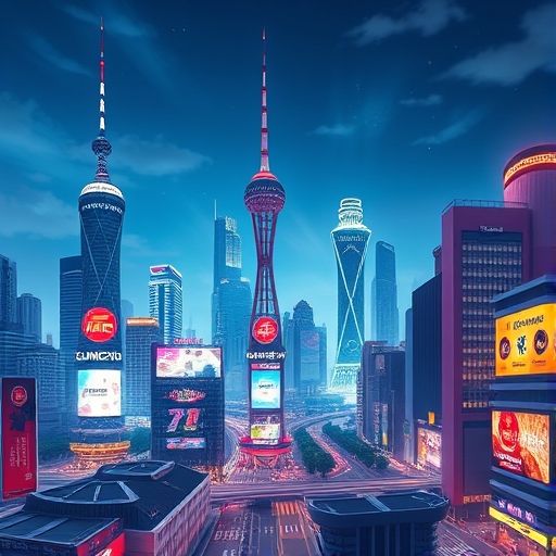 广州城市夜景广告图