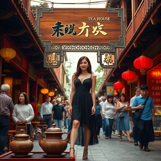 东门老街茶肆外景