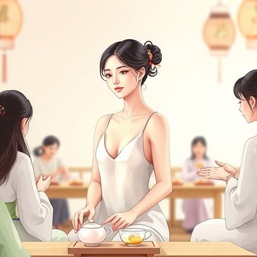 茶艺课的温馨课堂
