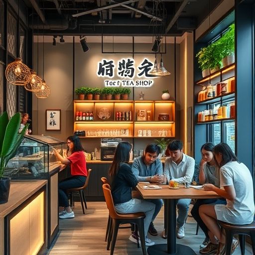 天河区新派茶肆