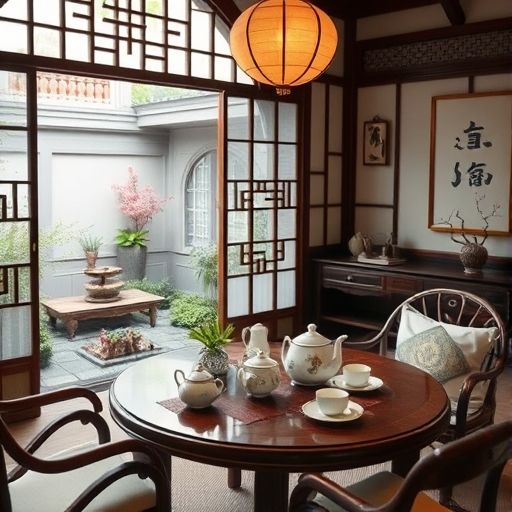江南茶肆清新环境