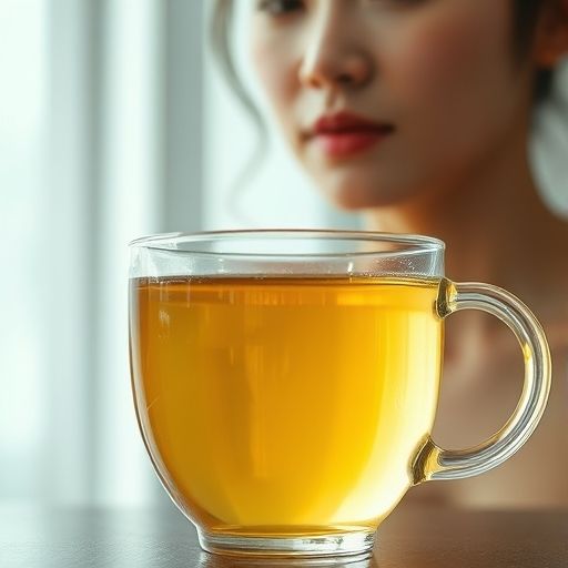 白毫银针茶汤的精致画面
