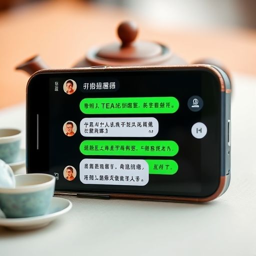 通过微信获取品茶工作室信息