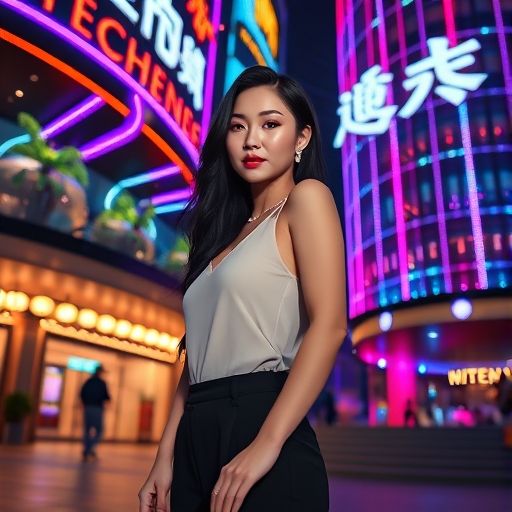 时尚的娱乐场所入口