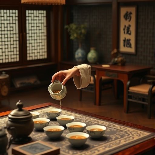 茶艺表演场景