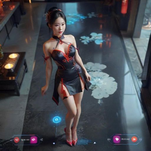 手机端显示的3D立体导览