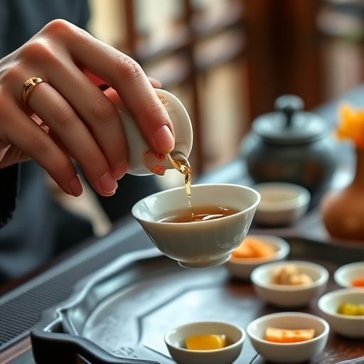 茶艺师泡茶场景