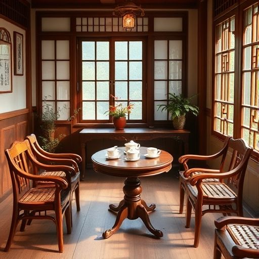 坪山茶室场景