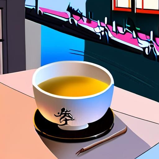 广州江边茶肆