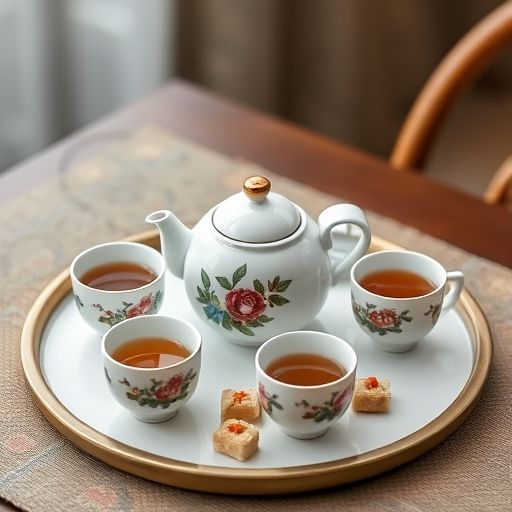 广州天河品茶工作室茶具与茶点