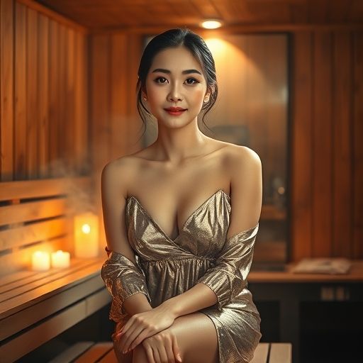 广州桑拿房内部蒸汽弥漫