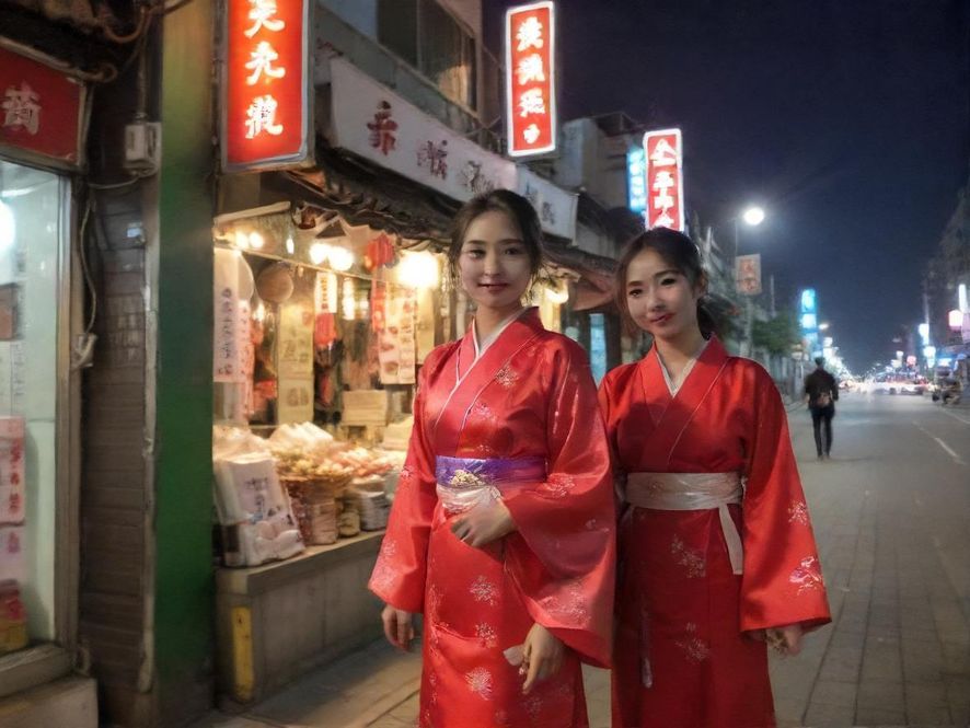 动感夜店舞池 特写镜头 霓虹灯光 都市夜景