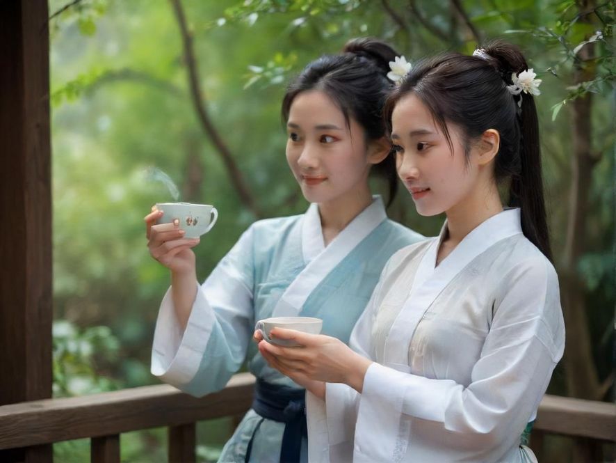 广州越秀qt场传统茶社内部