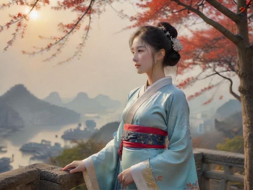 温馨灯光下的熟女兼职会所场景