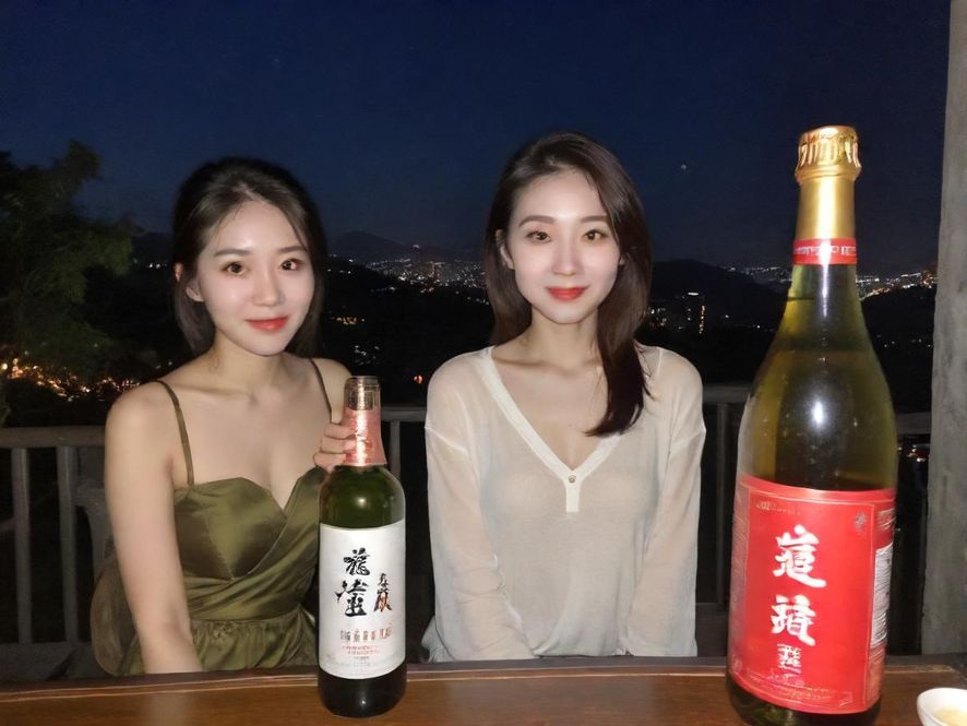 佛山夜场会所酒吧区夜景