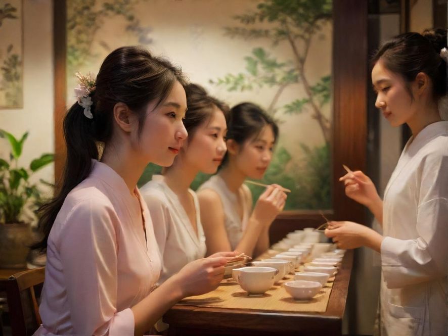 广州茶艺师教学品茶场景