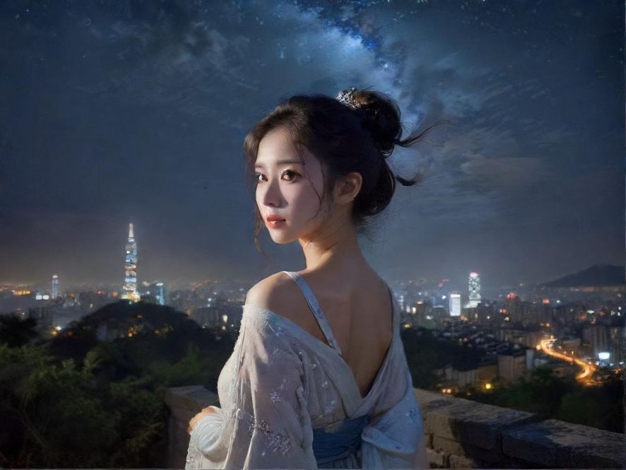 广州凤楼夜场浪漫夜景