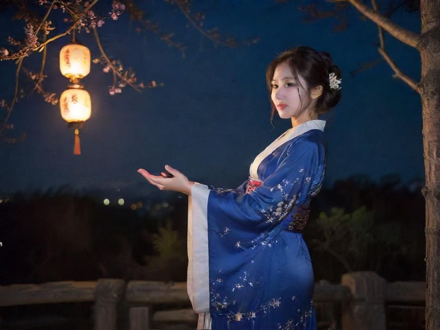 深圳罗湖夜场街头夜景