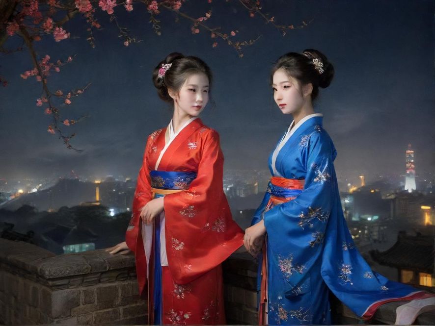 广州夜景霓虹璀璨
