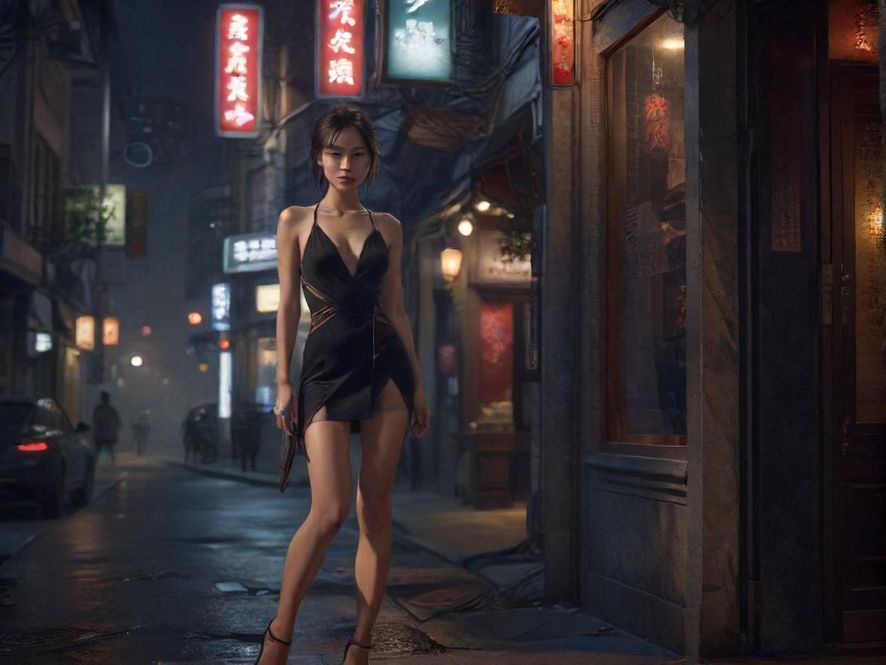 城市夜色下的隐秘角落