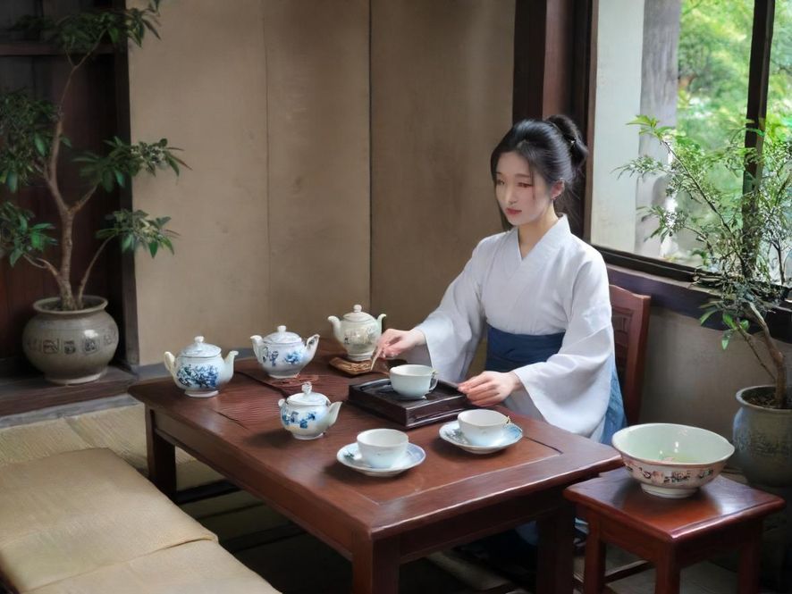 深圳龙华茶艺表演场景