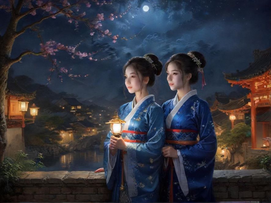 夜晚城市中一处休闲会所的入口，霓虹灯闪烁，氛围感十足
