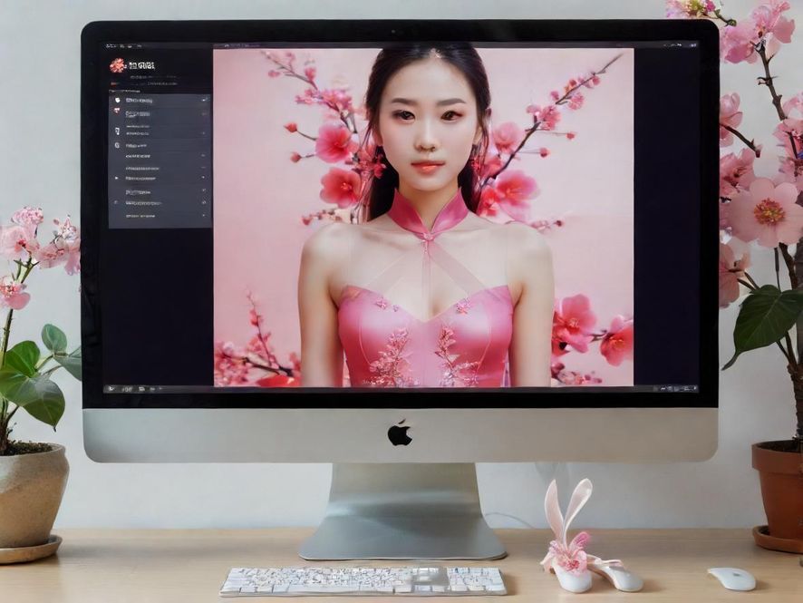 广州花社区登录界面电脑屏幕展示
