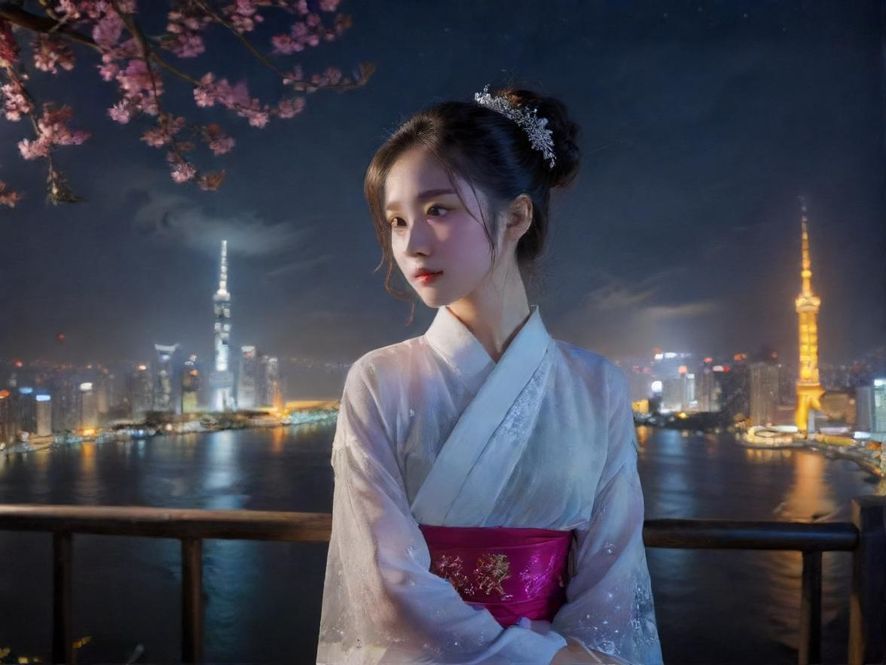深圳夜色下的信息网络