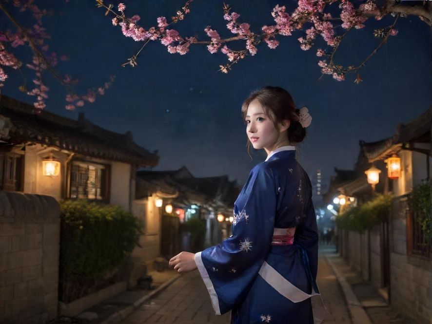 深圳夜景与论坛界面叠加