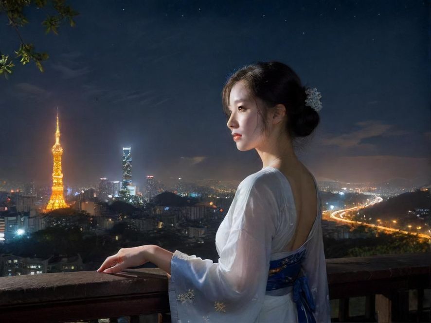 时光会所夜景入口