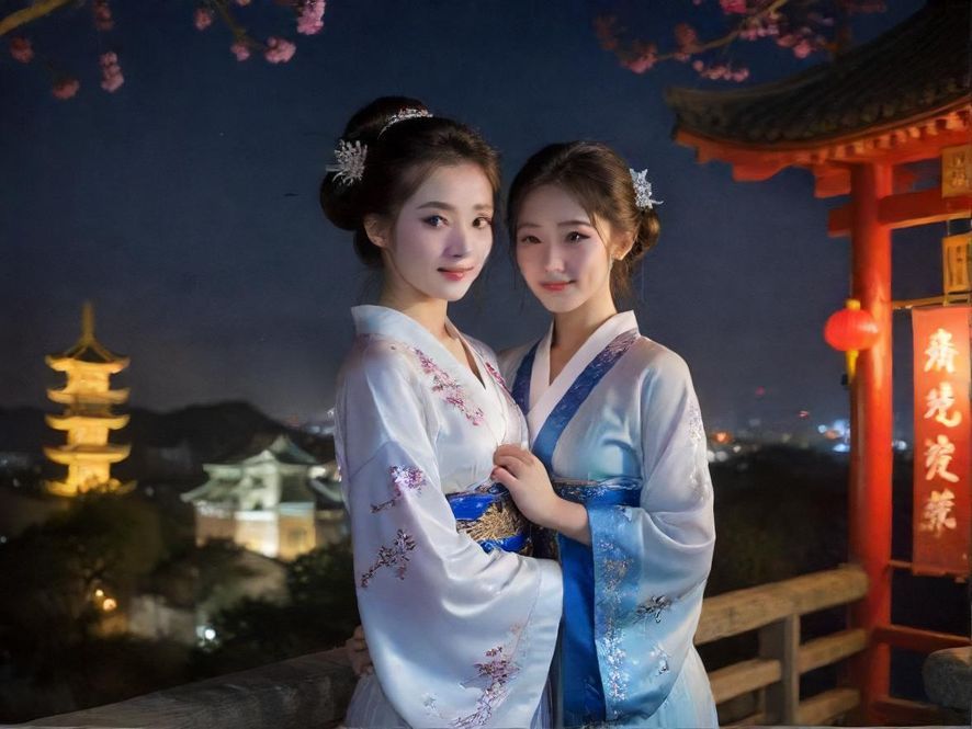 广佛街夜色一角