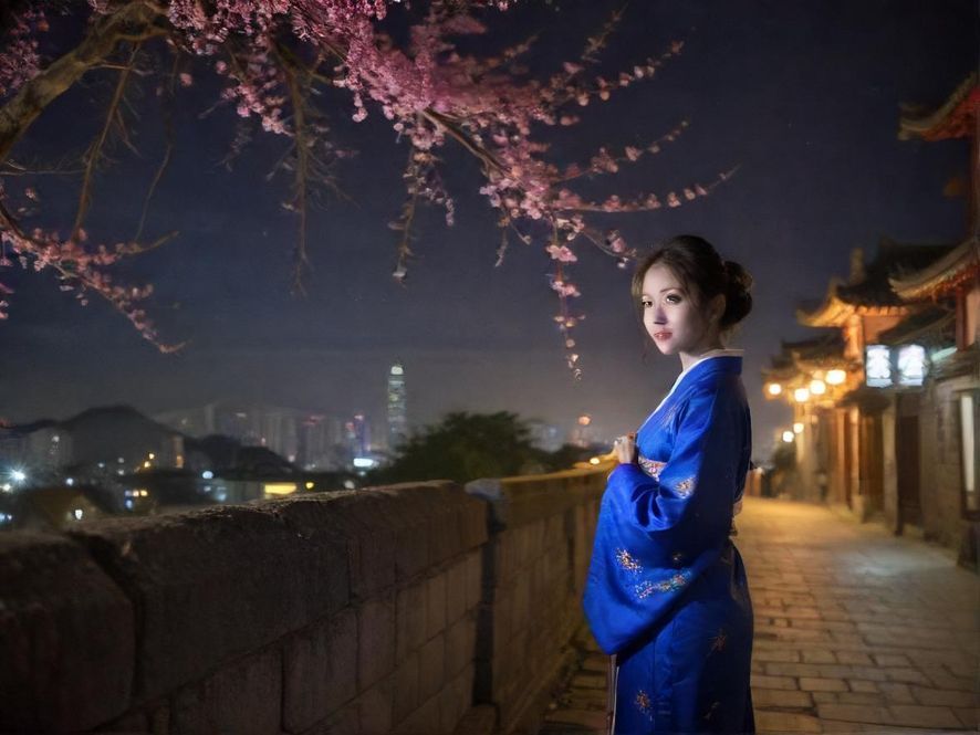 深圳夜色下的休闲会所入口