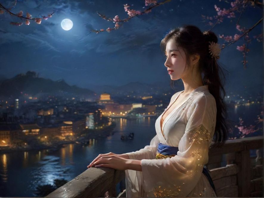 广州璀璨的夜景