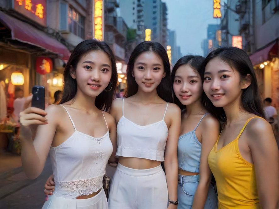 广州花社区hsq街头全景展示