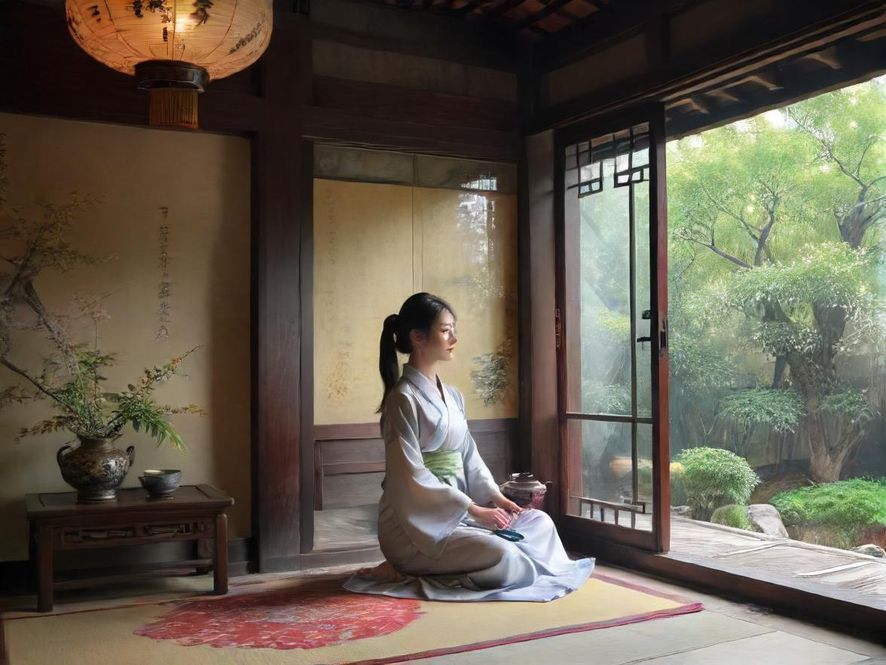温州茶社内部环境展示